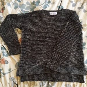 Super soft chenille forest green sweater